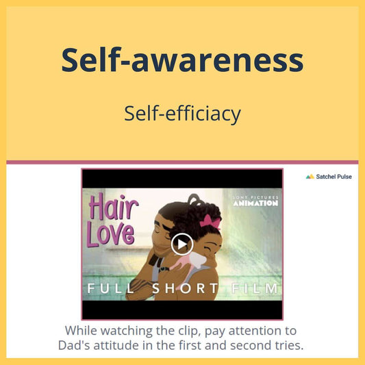 SEL Lesson focusing on Self-Efficacy to use in your classroom as one of your SEL activities for Self-Awareness