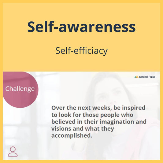 SEL Lesson focusing on Self-Efficacy to use in your classroom as one of your SEL activities for Self-Awareness