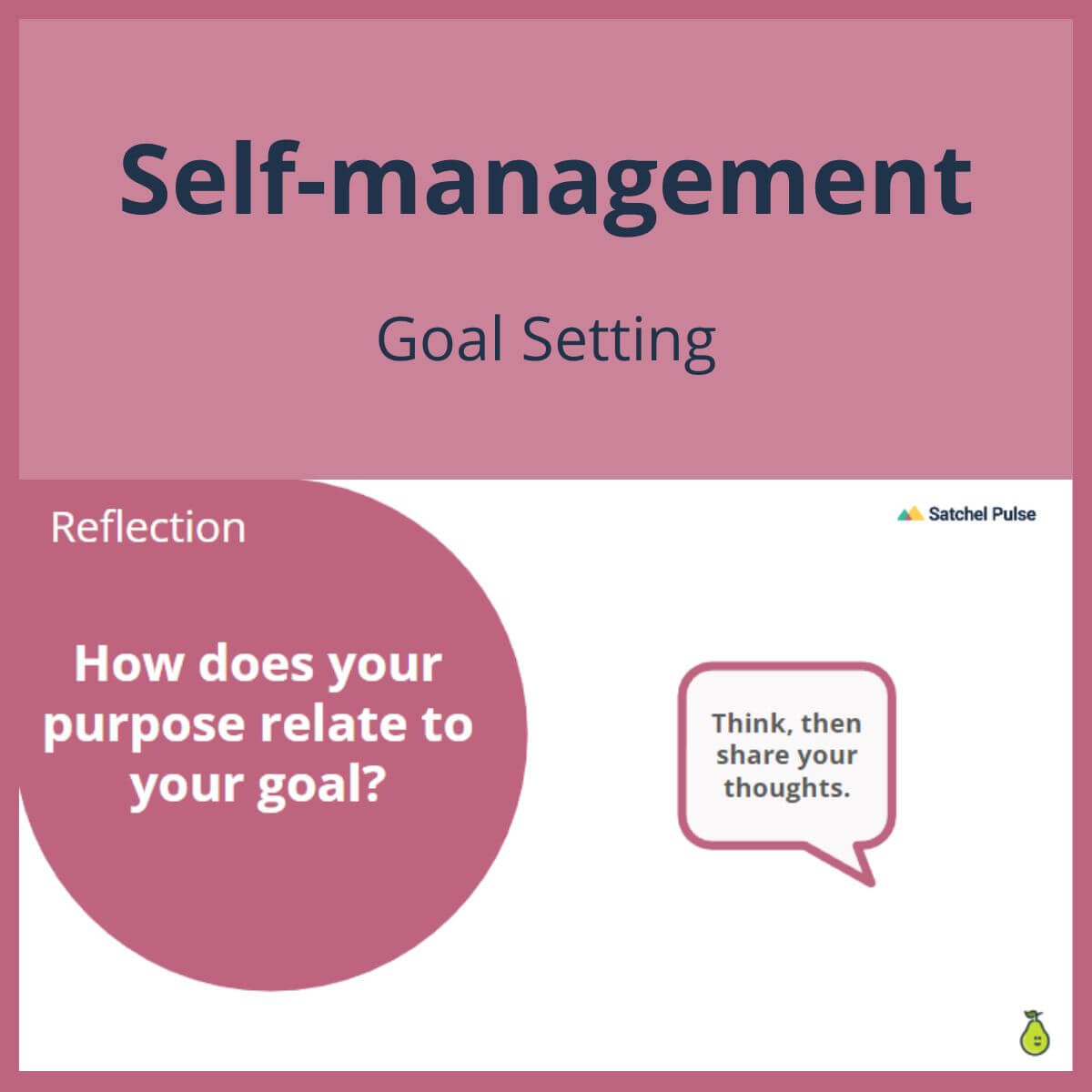 SEL Lesson focusing on Goal Setting to use in your classroom as one of your SEL activities for Self-Management