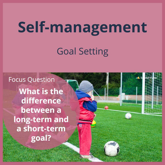 SEL Lesson focusing on Goal Setting to use in your classroom as one of your SEL activities for Self-Management