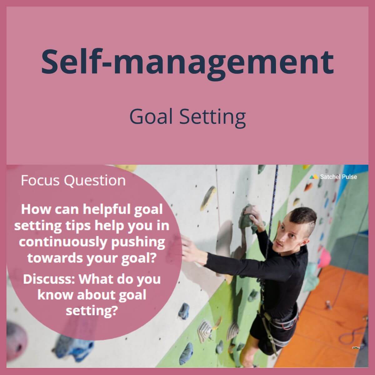 SEL Lesson focusing on Goal Setting to use in your classroom as one of your SEL activities for Self-Management