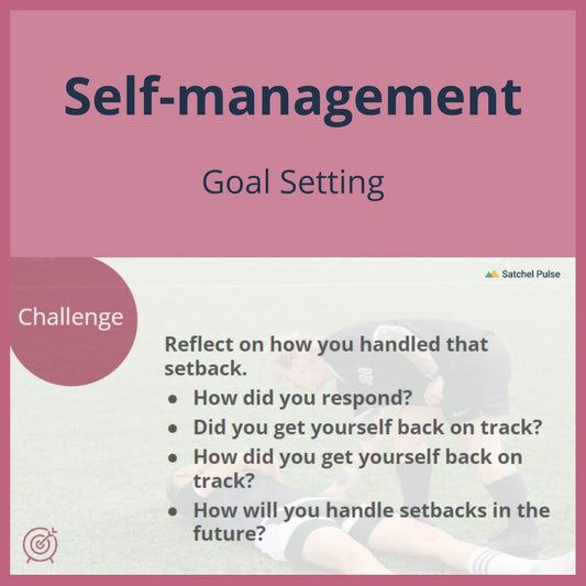 SEL Lesson focusing on Goal Setting to use in your classroom as one of your SEL activities for Self-Management