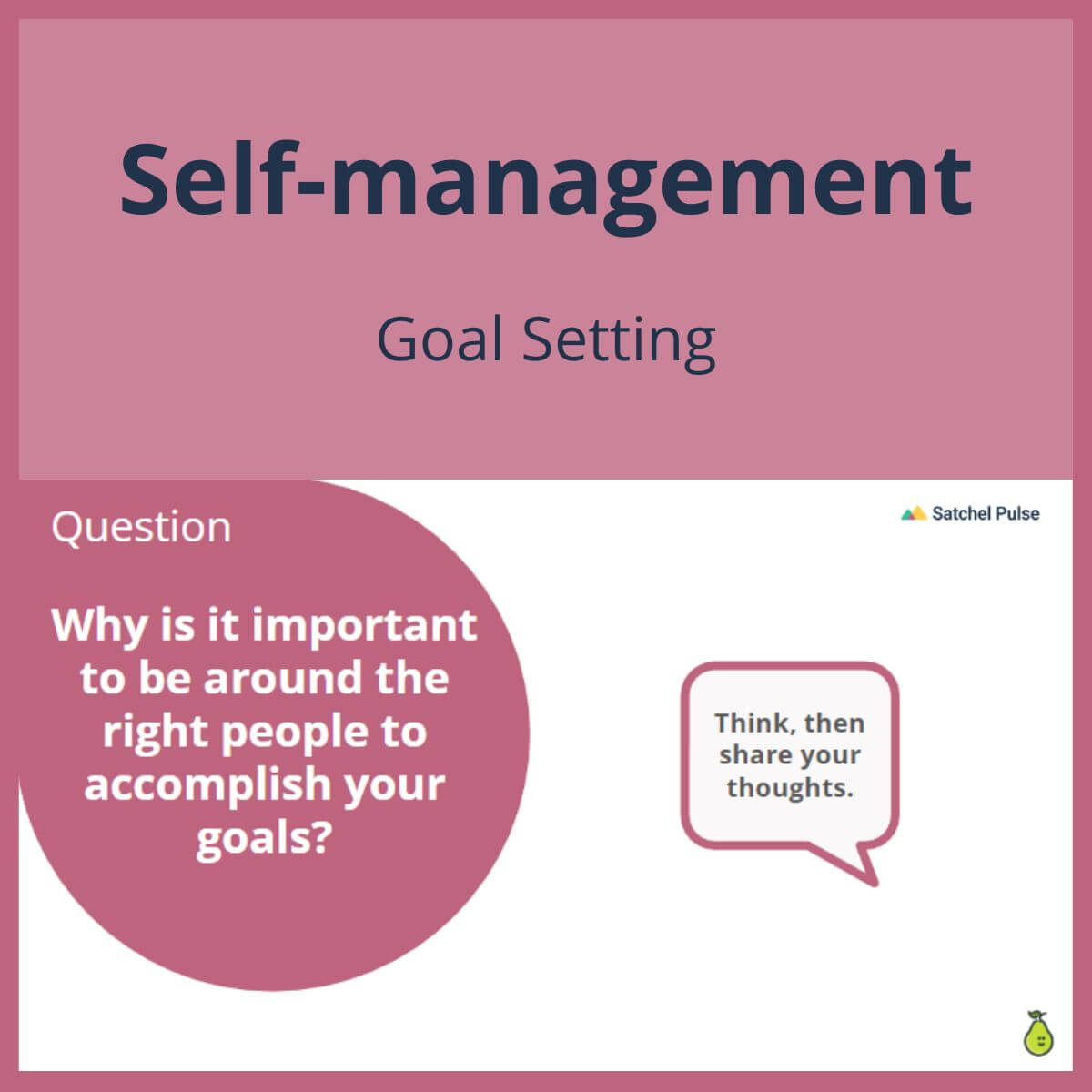 SEL Lesson focusing on Goal Setting to use in your classroom as one of your SEL activities for Self-Management