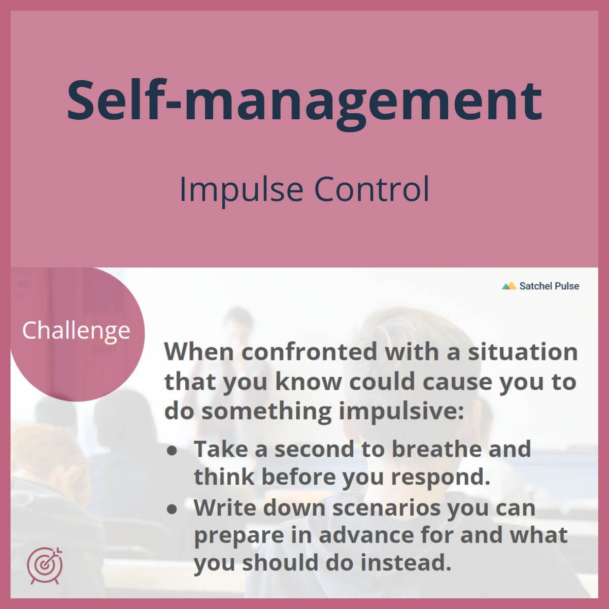 SEL Lesson focusing on Impulse Control to use in your classroom as one of your SEL activities for Self-Management