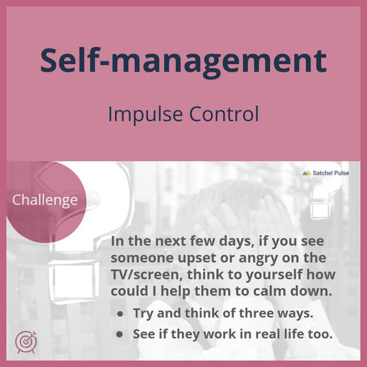 SEL Lesson focusing on Impulse Control to use in your classroom as one of your SEL activities for Self-Management