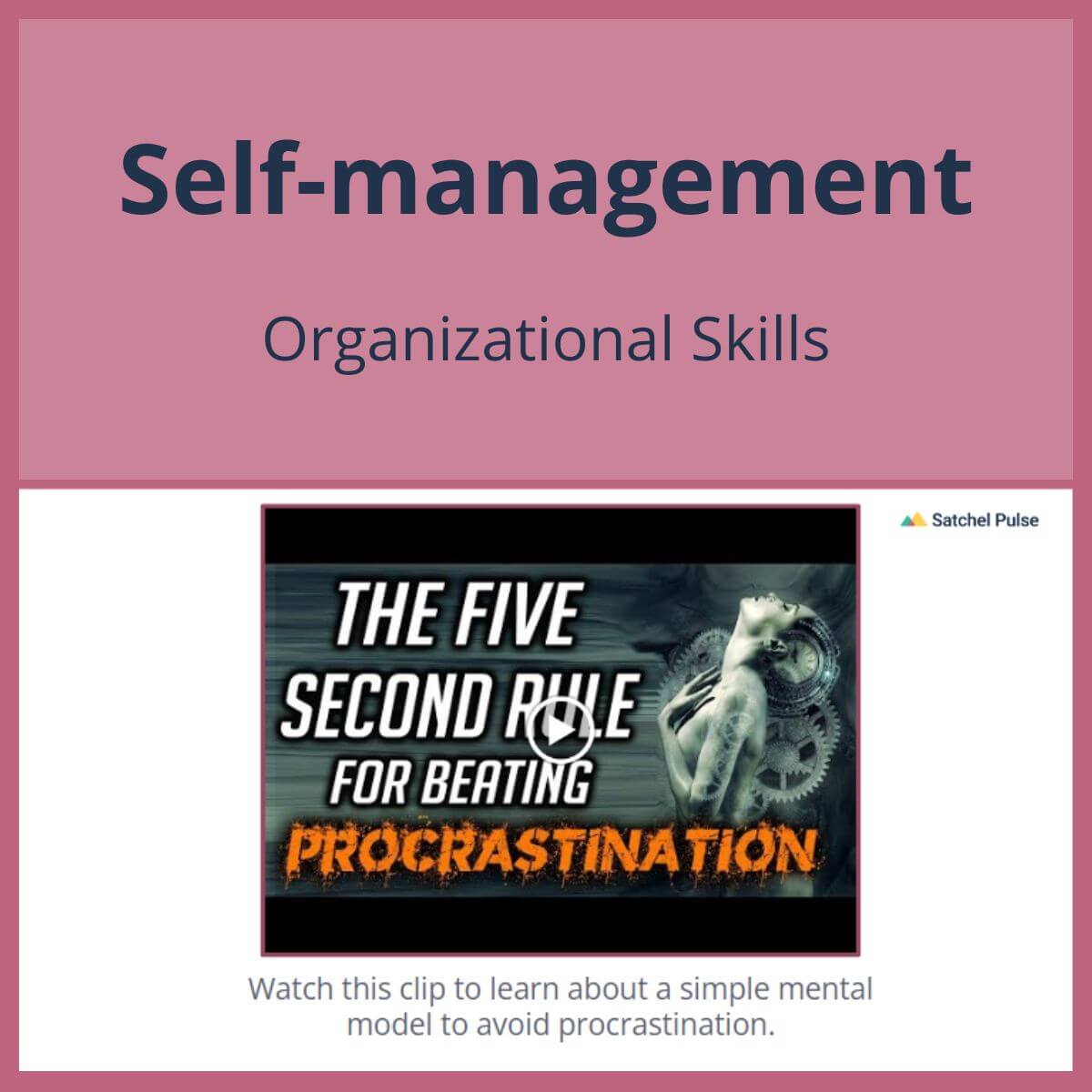 SEL Lesson focusing on Organizational Skills to use in your classroom as one of your SEL activities for Self-Management