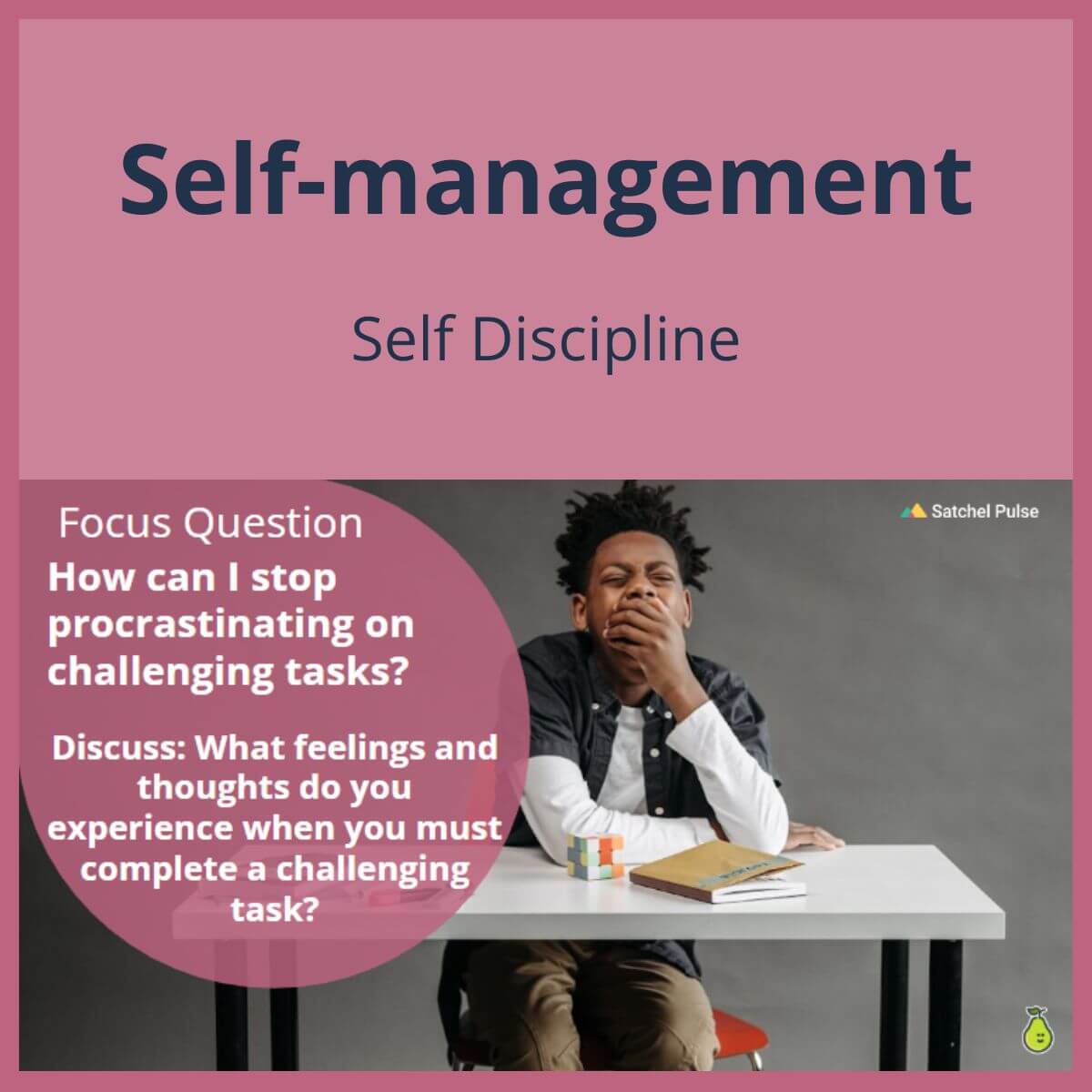 SEL Lesson focusing on Self-Discipline to use in your classroom as one of your SEL activities for Self-Management