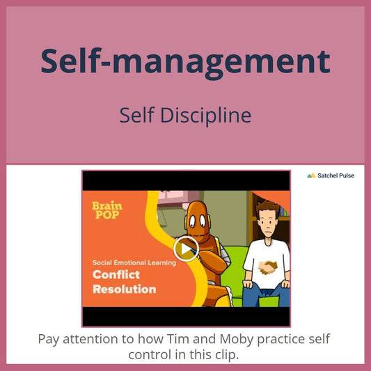 SEL Lesson focusing on Self-Discipline to use in your classroom as one of your SEL activities for Self-Management
