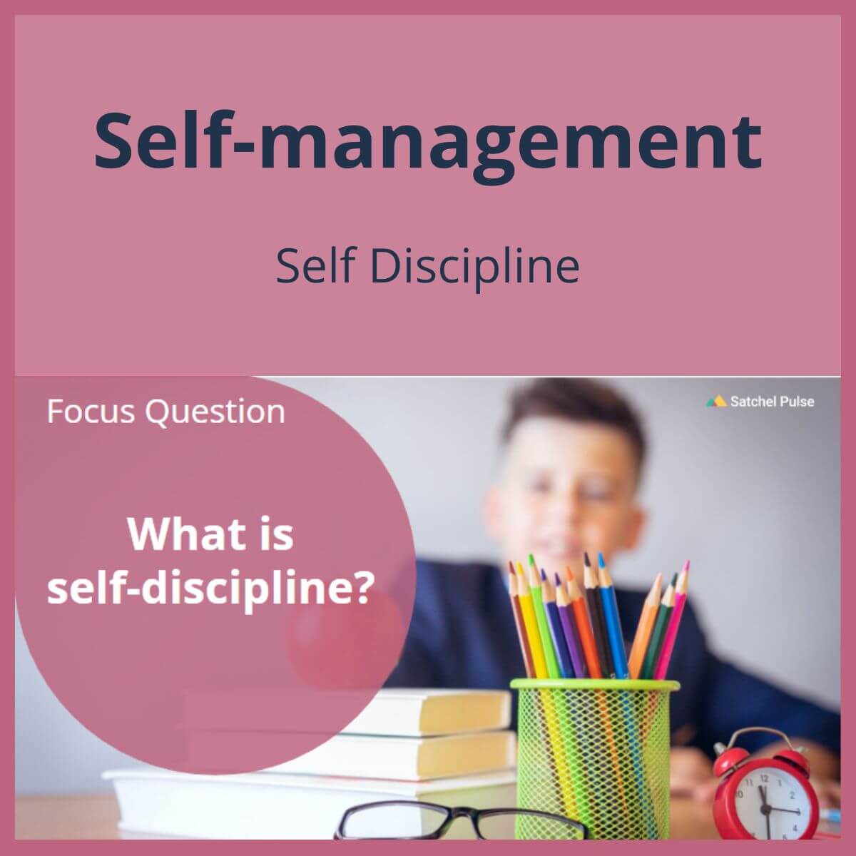 SEL Lesson focusing on Self-Discipline to use in your classroom as one of your SEL activities for Self-Management