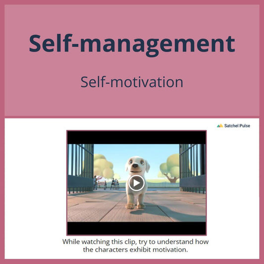 SEL Lesson focusing on Self-Motivation to use in your classroom as one of your SEL activities for Self-Management