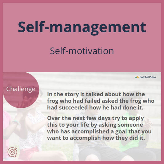 SEL Lesson focusing on Self-Motivation to use in your classroom as one of your SEL activities for Self-Management