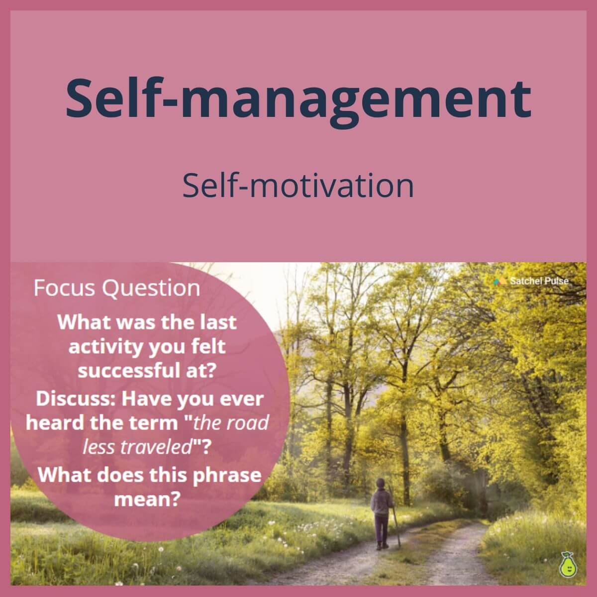 SEL Lesson focusing on Self-Motivation to use in your classroom as one of your SEL activities for Self-Management