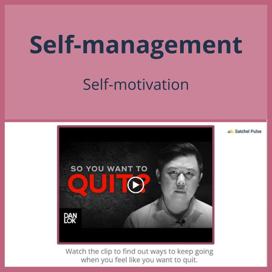 SEL Lesson focusing on Self-Motivation to use in your classroom as one of your SEL activities for Self-Management