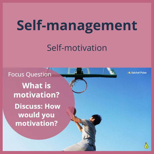 SEL Lesson focusing on Self-Motivation to use in your classroom as one of your SEL activities for Self-Management