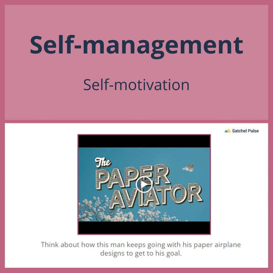 SEL Lesson focusing on Self-Motivation to use in your classroom as one of your SEL activities for Self-Management