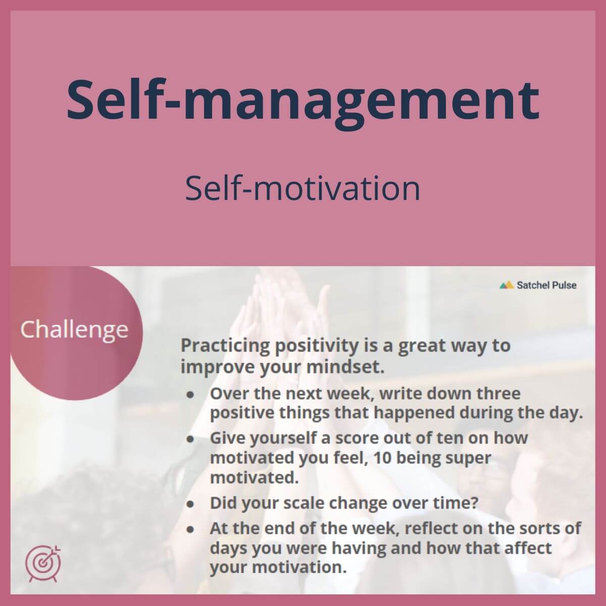 SEL Lesson focusing on Self-Motivation to use in your classroom as one of your SEL activities for Self-Management