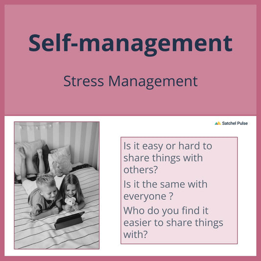 SEL Lesson focusing on Stress Management to use in your classroom as one of your SEL activities for Self-Management