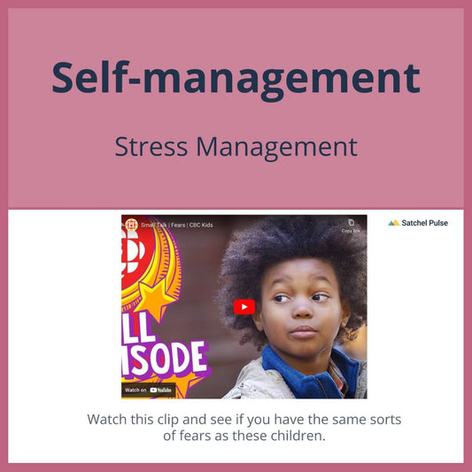 SEL Lesson focusing on Stress Management to use in your classroom as one of your SEL activities for Self-Management