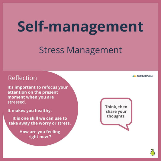 SEL Lesson focusing on Stress Management to use in your classroom as one of your SEL activities for Self-Management