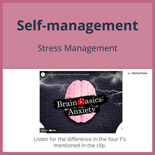 SEL Lesson focusing on Stress Management to use in your classroom as one of your SEL activities for Self-Management