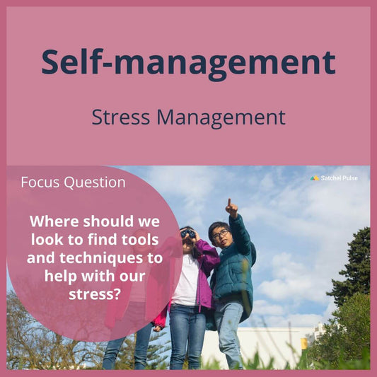SEL Lesson focusing on Stress Management to use in your classroom as one of your SEL activities for Self-Management