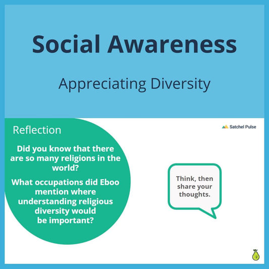 SEL Lesson focusing on Appreciating Diversity to use in your classroom as one of your SEL activities for Social Awareness
