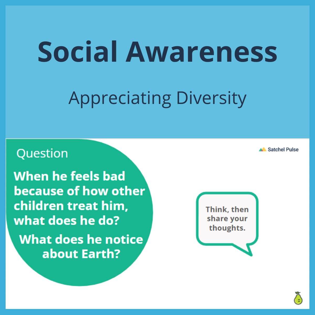 SEL Lesson focusing on Appreciating Diversity to use in your classroom as one of your SEL activities for Social Awareness