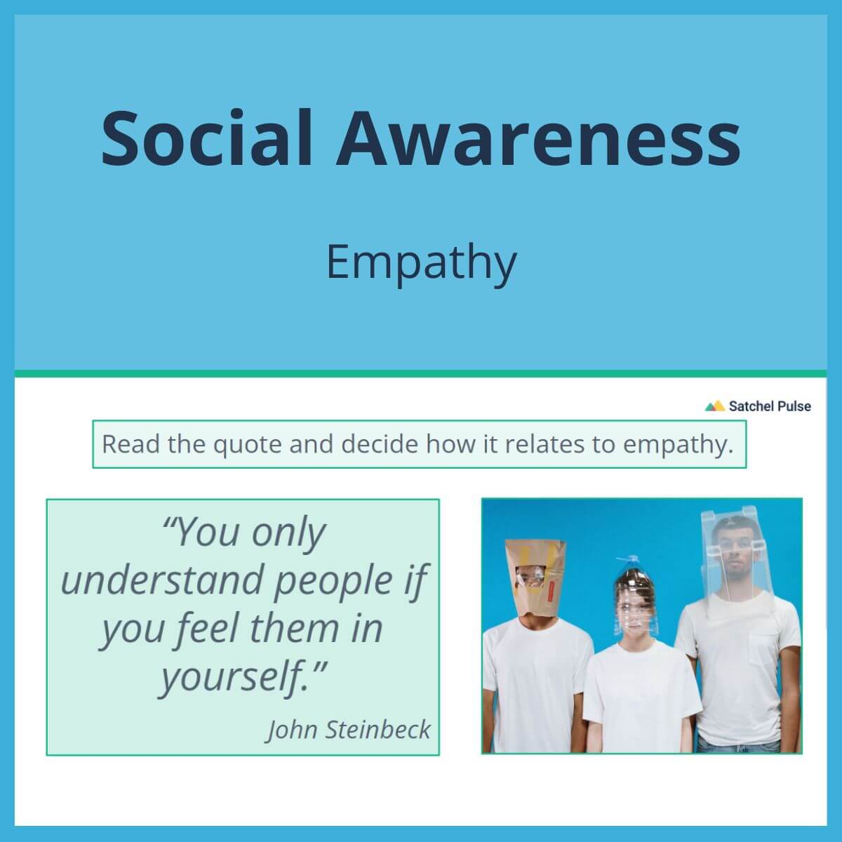 SEL Lesson focusing on Empathy to use in your classroom as one of your SEL activities for Social Awareness