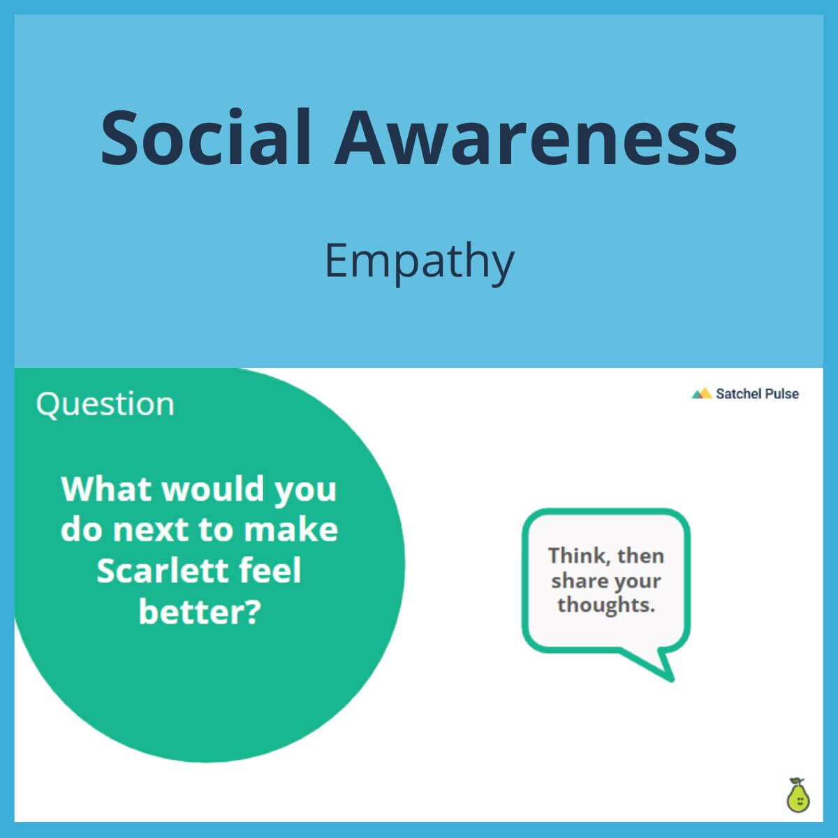 SEL Lesson focusing on Empathy to use in your classroom as one of your SEL activities for Social Awareness