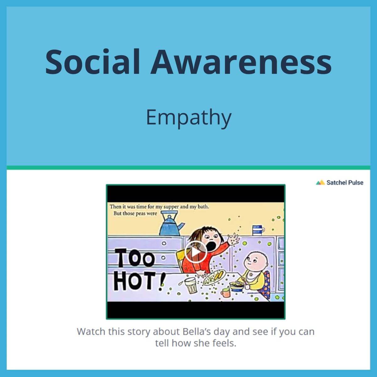 SEL Lesson focusing on Empathy to use in your classroom as one of your SEL activities for Social Awareness