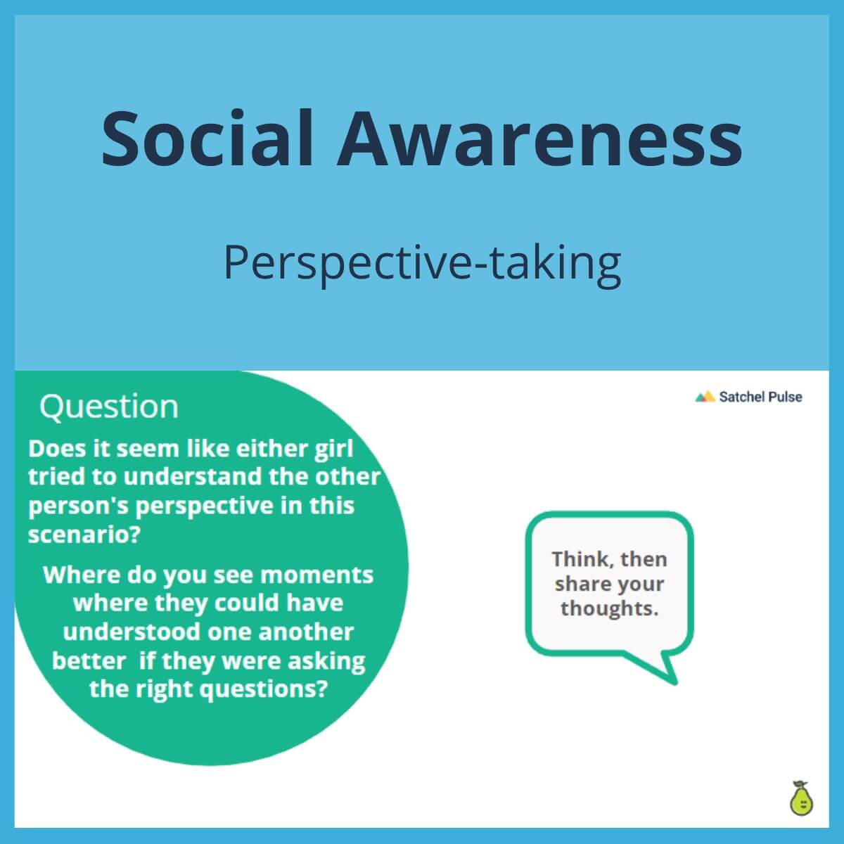 SEL Lesson focusing on Perspective-Taking to use in your classroom as one of your SEL activities for Social Awareness