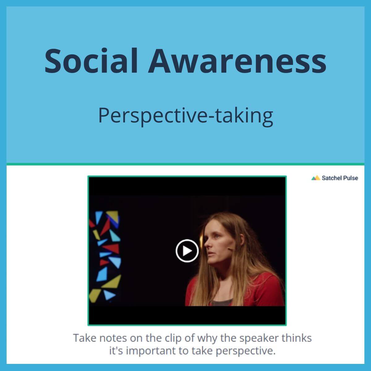 SEL Lesson focusing on Perspective-Taking to use in your classroom as one of your SEL activities for Social Awareness