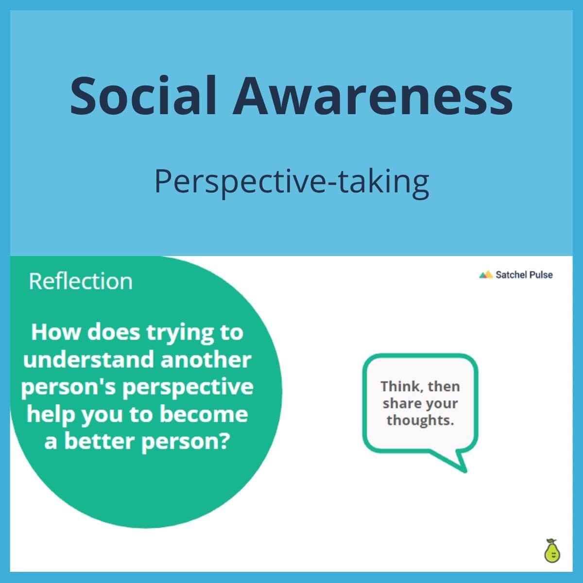 SEL Lesson focusing on Perspective-Taking to use in your classroom as one of your SEL activities for Social Awareness