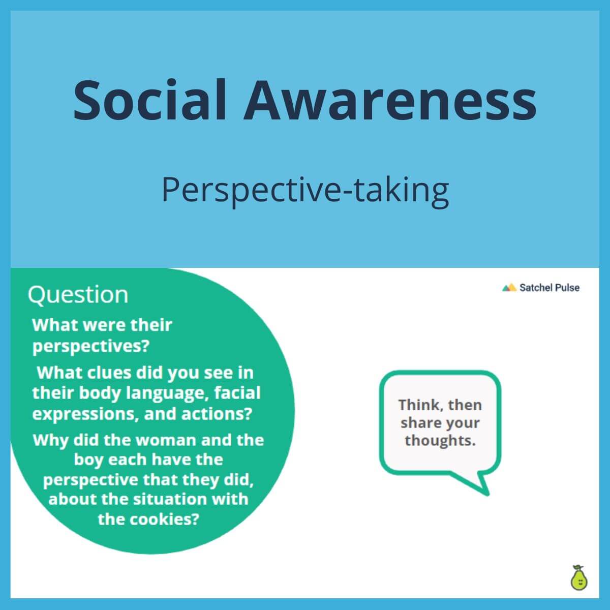 SEL Lesson focusing on Perspective-Taking to use in your classroom as one of your SEL activities for Social Awareness