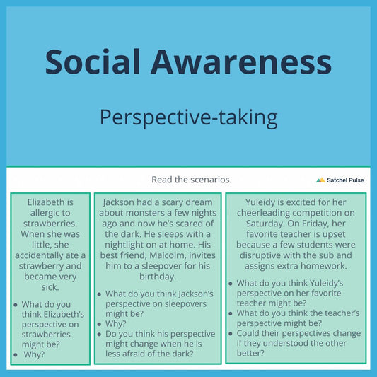 SEL Lesson focusing on Perspective-Taking to use in your classroom as one of your SEL activities for Social Awareness