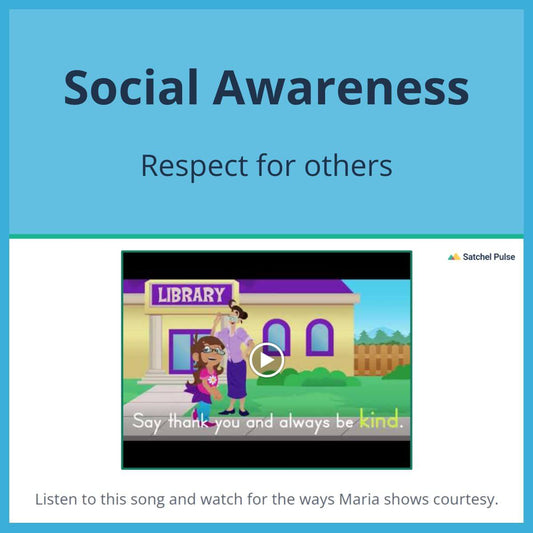 SEL Lesson focusing on Respect for Others to use in your classroom as one of your SEL activities for Social Awareness