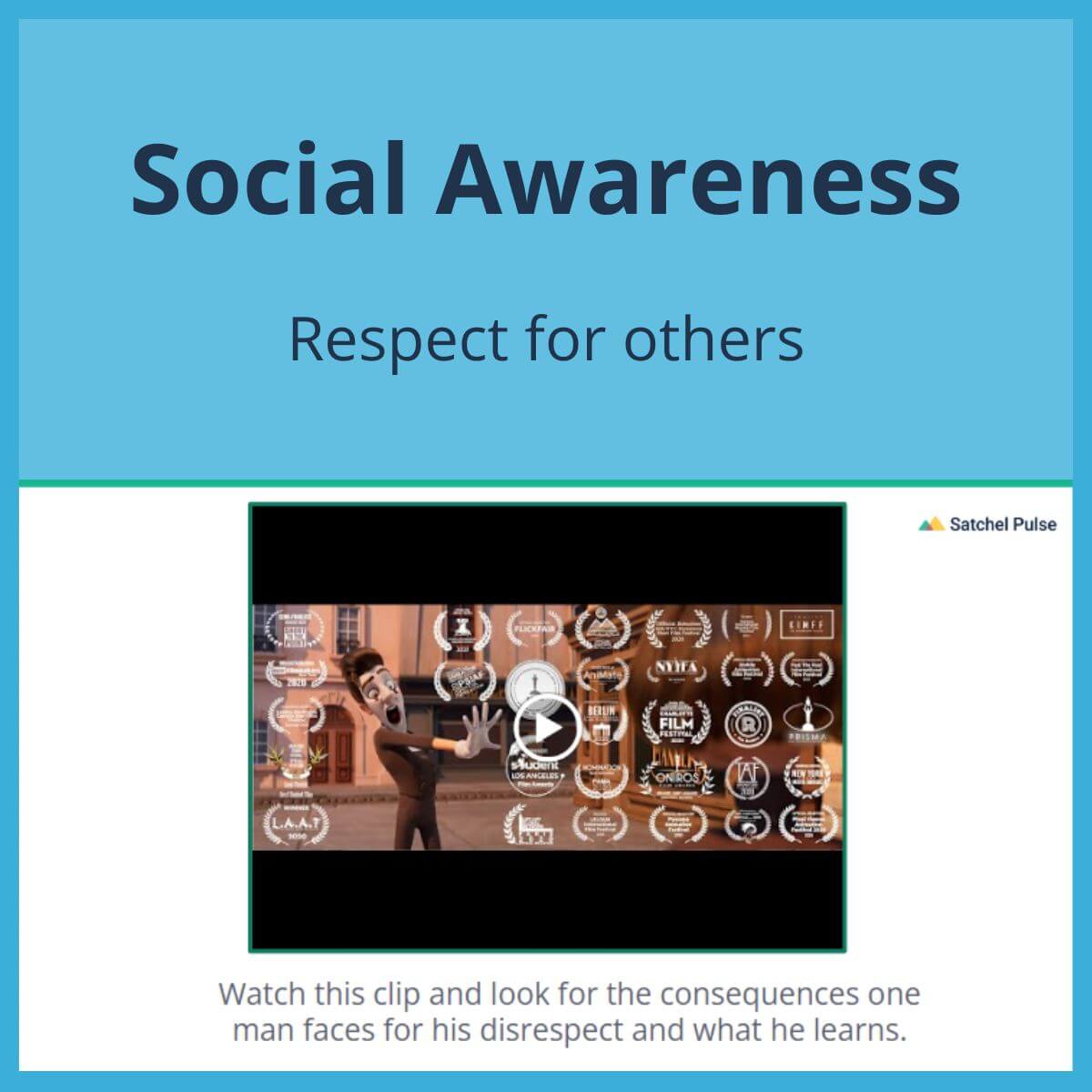 SEL Lesson focusing on Respect for Others to use in your classroom as one of your SEL activities for Social Awareness