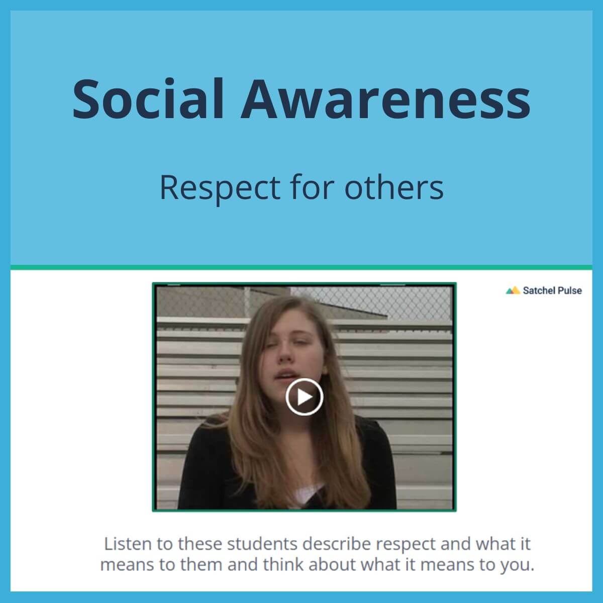 SEL Lesson focusing on Respect for Others to use in your classroom as one of your SEL activities for Social Awareness