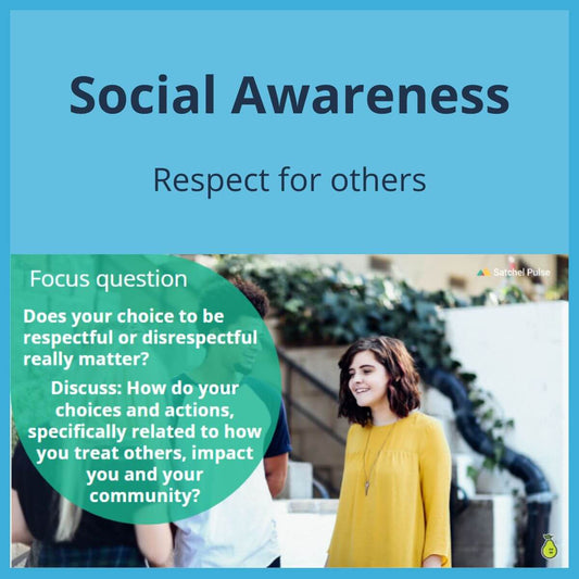 SEL Lesson focusing on Respect for Others to use in your classroom as one of your SEL activities for Social Awareness