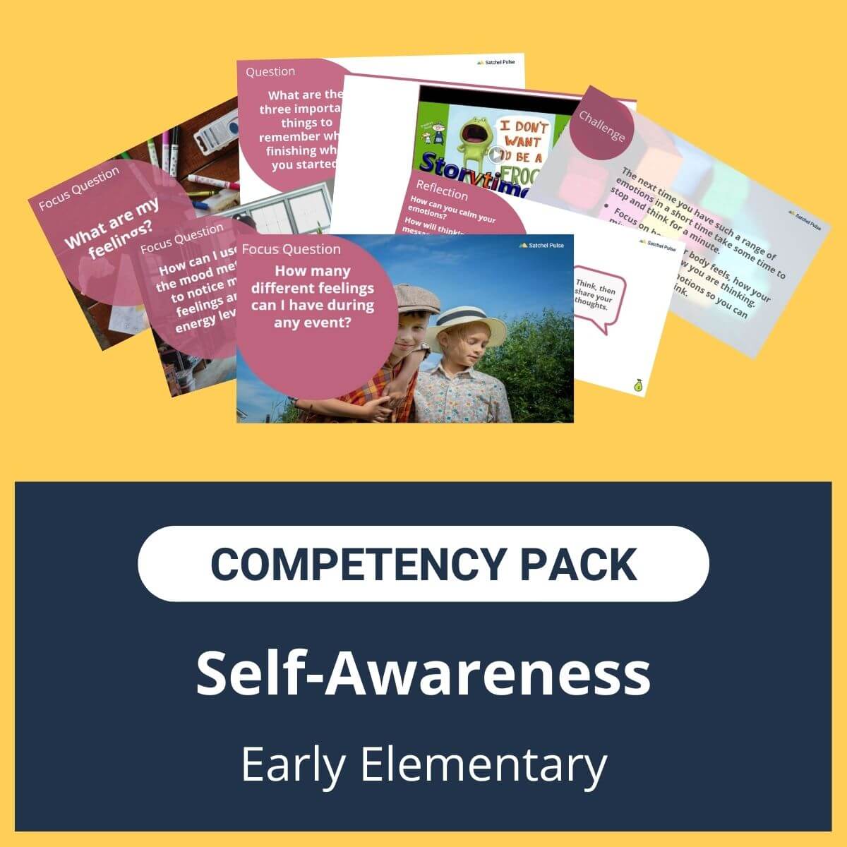 This SEL Resource pack for "Self Awareness" competency includes a range of SEL activities such as SEL lessons and self-studies