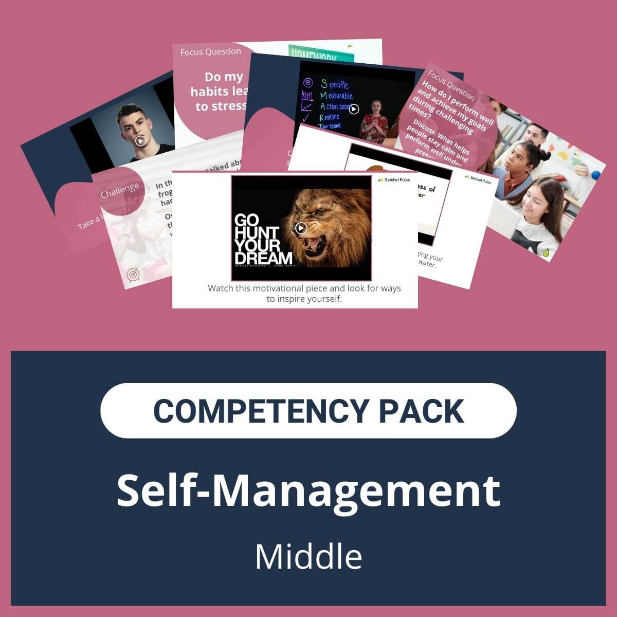 This SEL Resource pack for "Self-Management" competency includes a range of SEL activities such as SEL lessons and self-studies
