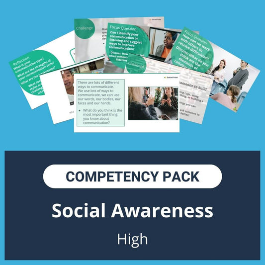 This SEL Resource pack for "Social Awareness" competency includes a range of SEL activities such as SEL lessons and self-studies