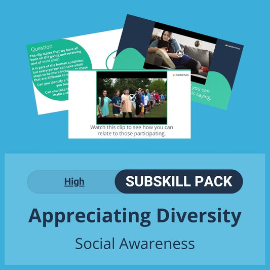 SEL Resource pack with social-emotional learning lessons and self-studies to help you teach Appreciating Diversity in your classroom as a part of the SEL curriculum.