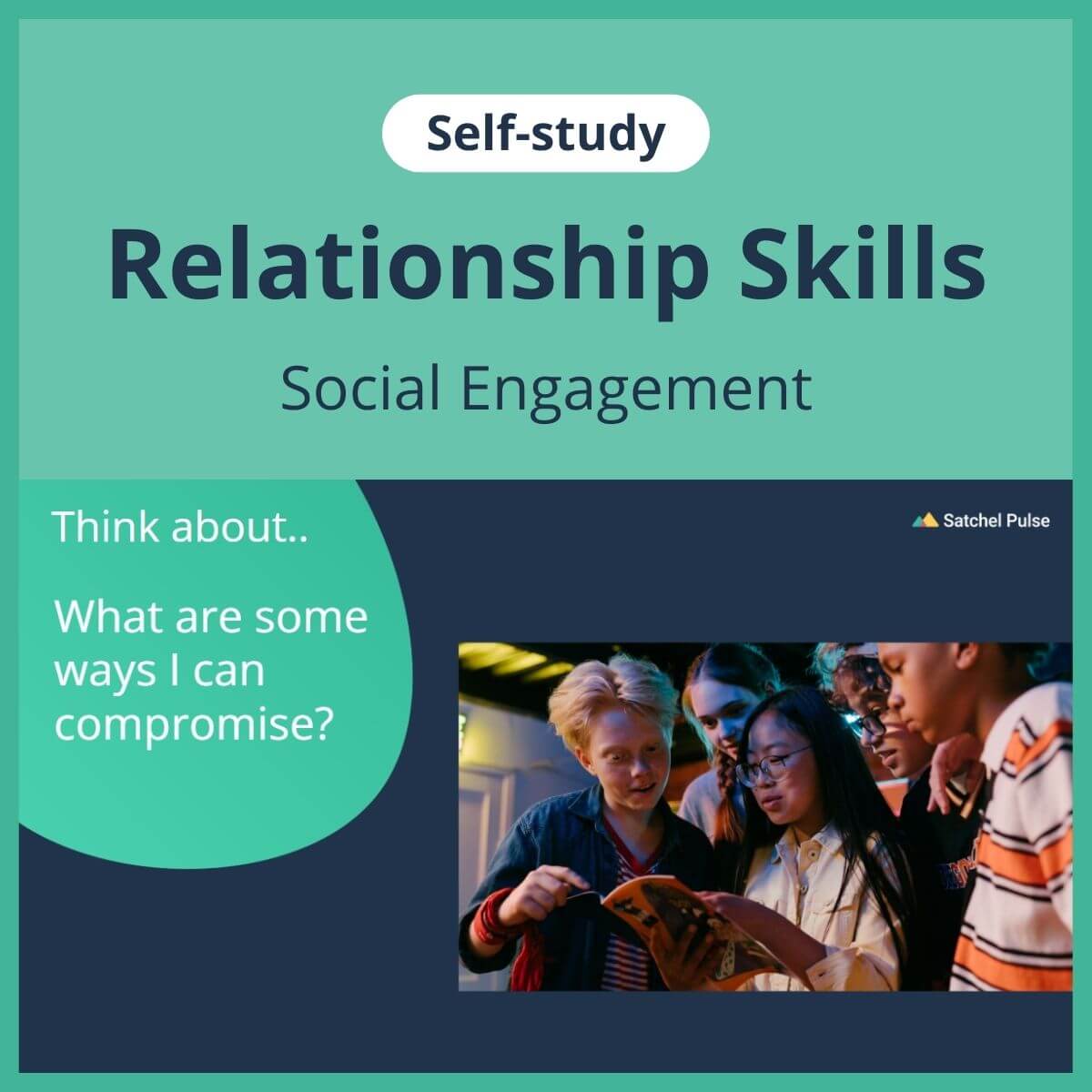 SEL self-study focusing on Social Engagement to use in your classroom as one of your SEL activities for Relationship Skills