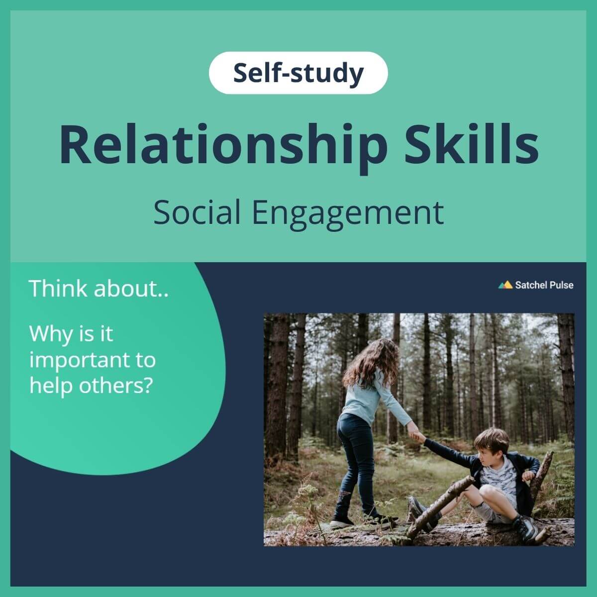 SEL self-study focusing on Social Engagement to use in your classroom as one of your SEL activities for Relationship Skills