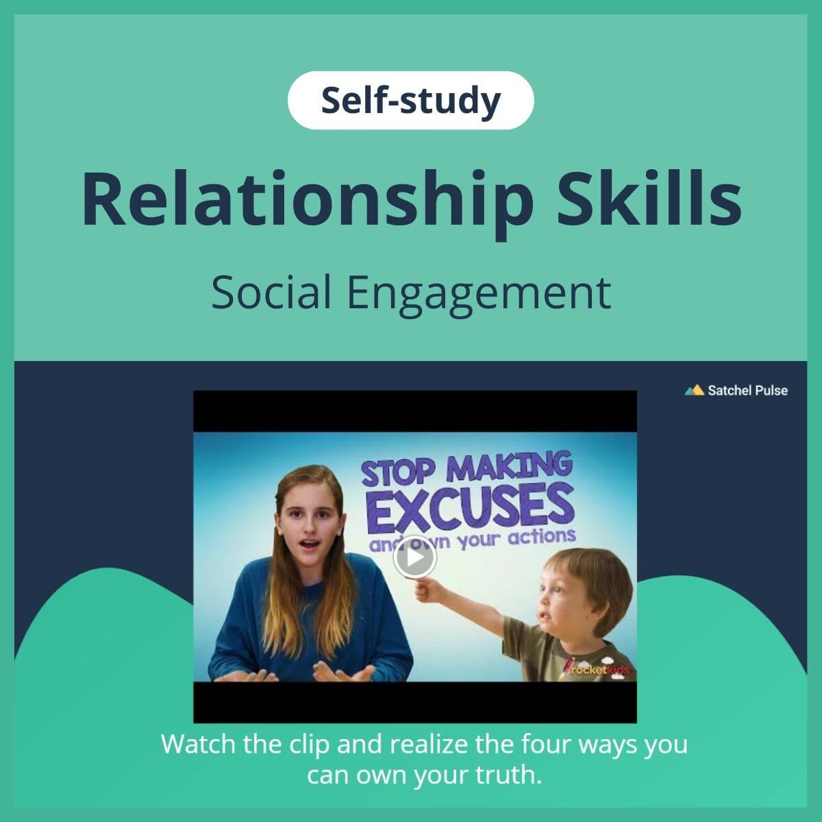 SEL self-study focusing on Social Engagement to use in your classroom as one of your SEL activities for Relationship Skills