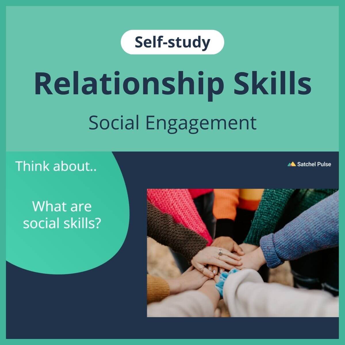 SEL self-study focusing on Social Engagement to use in your classroom as one of your SEL activities for Relationship Skills