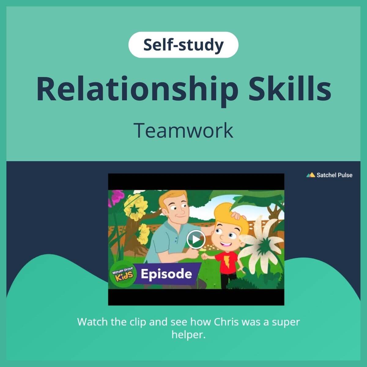SEL self-study focusing on Team Work to use in your classroom as one of your SEL activities for Relationship Skills