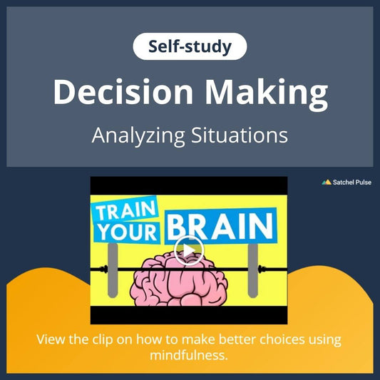 SEL self-study focusing on Analyzing Situations to use in your classroom as one of your SEL activities for Responsible Decision-Making