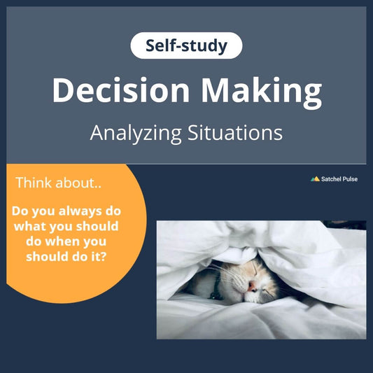 SEL self-study focusing on Analyzing Situations to use in your classroom as one of your SEL activities for Responsible Decision-Making